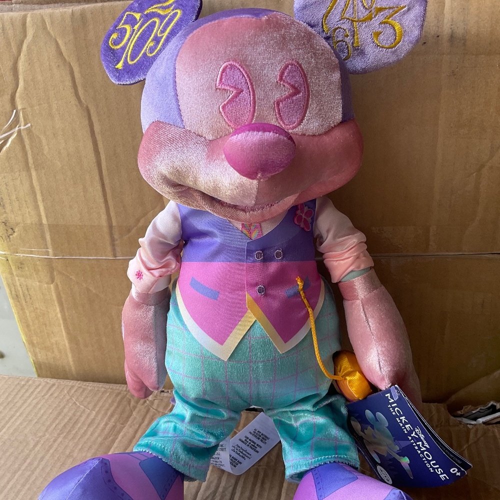 Disney Mickey Mouse main attraction small world plush